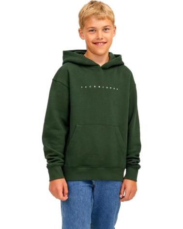 JACK & JONES JUNIOR HOODIE 12237468 GREEN VERDE