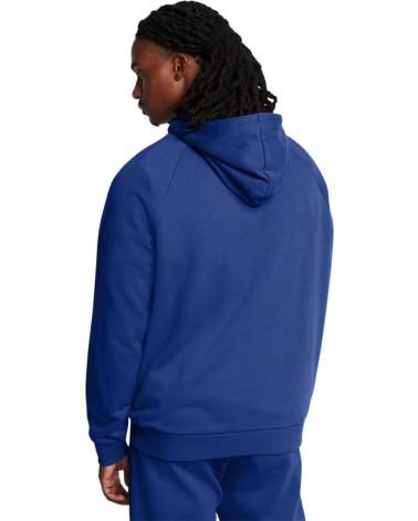 UNDER ARMOUR RIVAL FLEECE LOGO HOODIE 1379758 BLUE AZUL