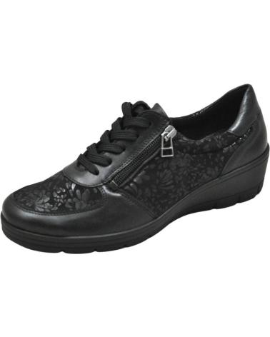 Esportes  de Mulher LUMEL GUANT- DEPORTIVO CON CREMALLERA LATERAL PLANTA DE DE BLACK 2738-BLACK FLOWER