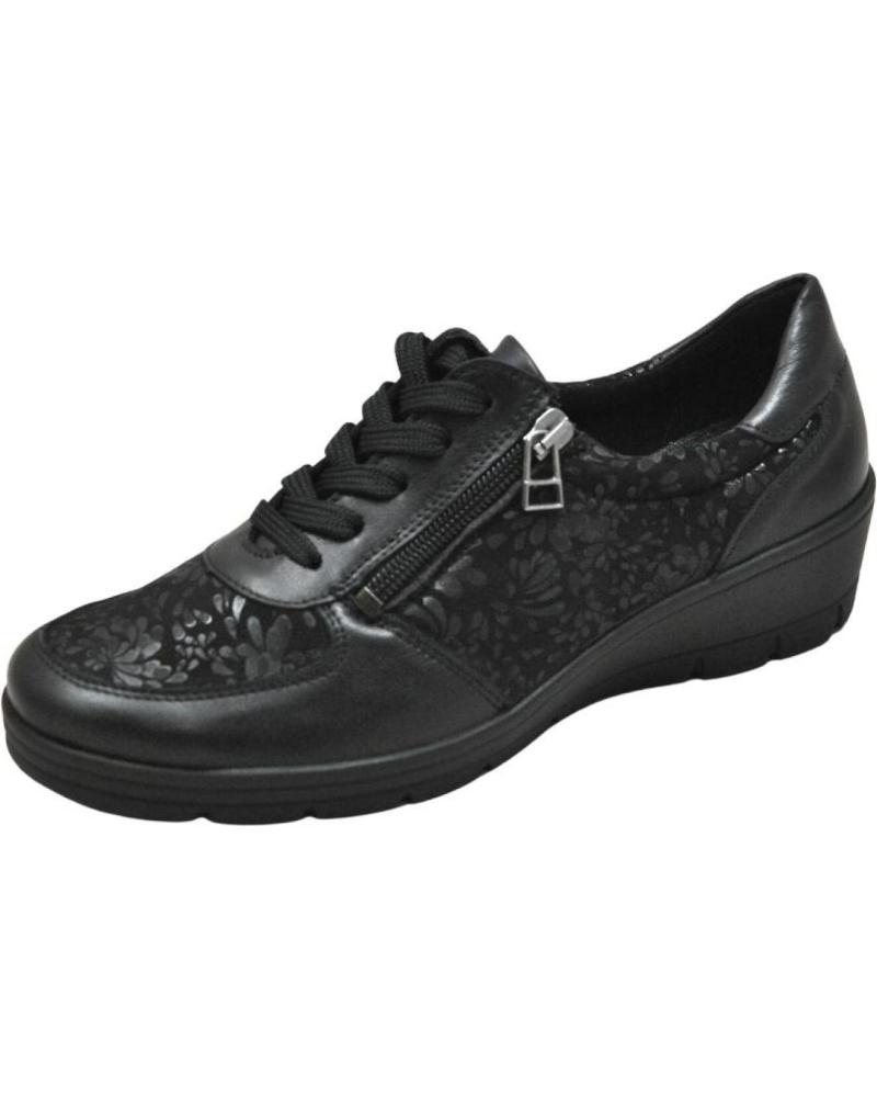 Esportes  de Mulher LUMEL GUANT- DEPORTIVO CON CREMALLERA LATERAL PLANTA DE DE BLACK 2738-BLACK FLOWER