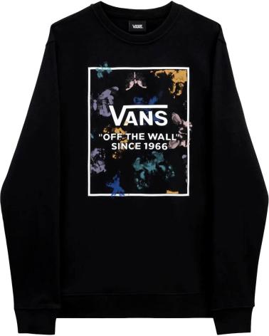 VANS OFF THE WALL BLOTTERFLY CREW SWEATSHIRT SCHWARZ NEGRO