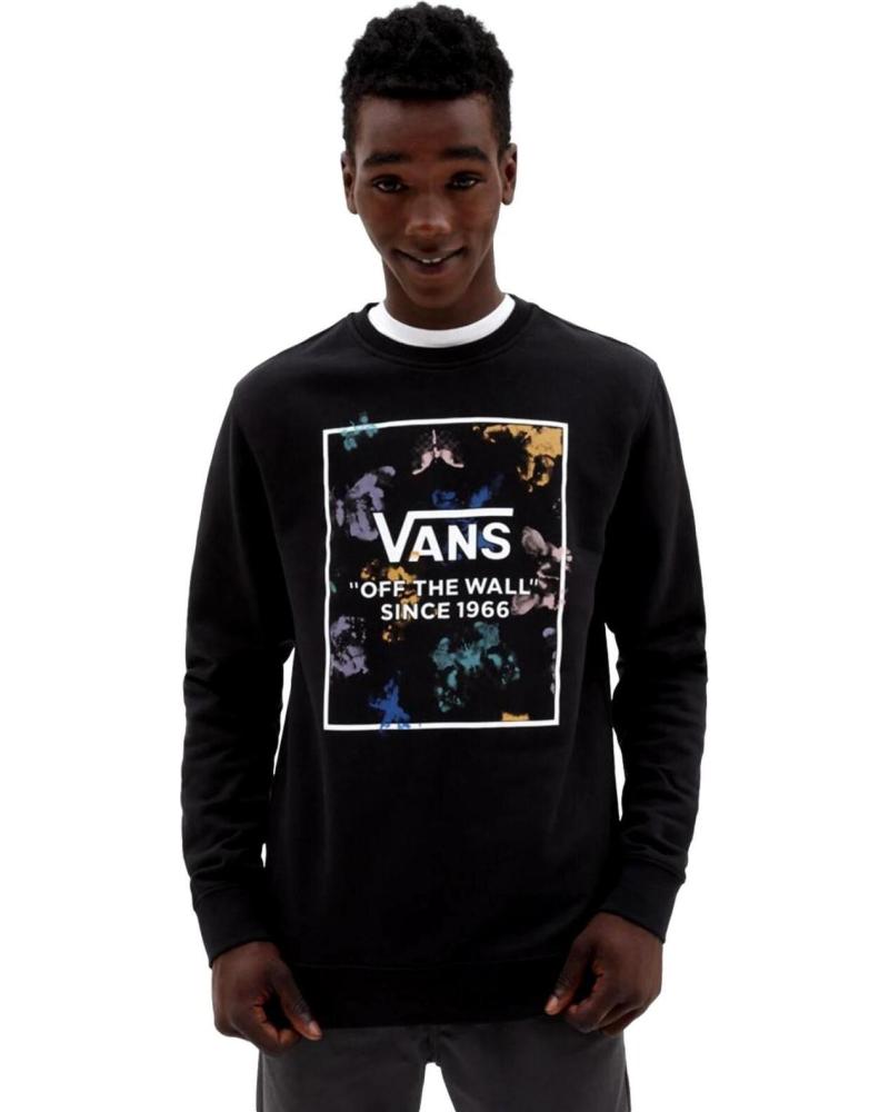 VANS OFF THE WALL BLOTTERFLY CREW SWEATSHIRT SCHWARZ NEGRO