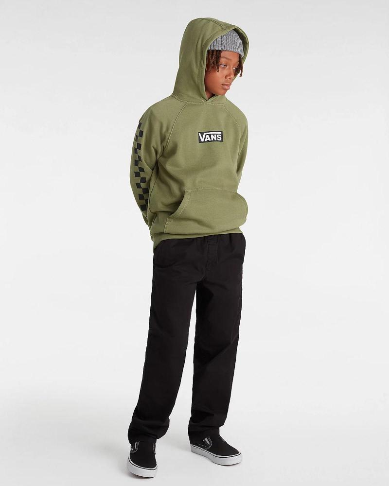 VANS OFF THE WALL SUDADERA CON CAPUCHA VANS EN PARA NINOS UNISEX VERDE