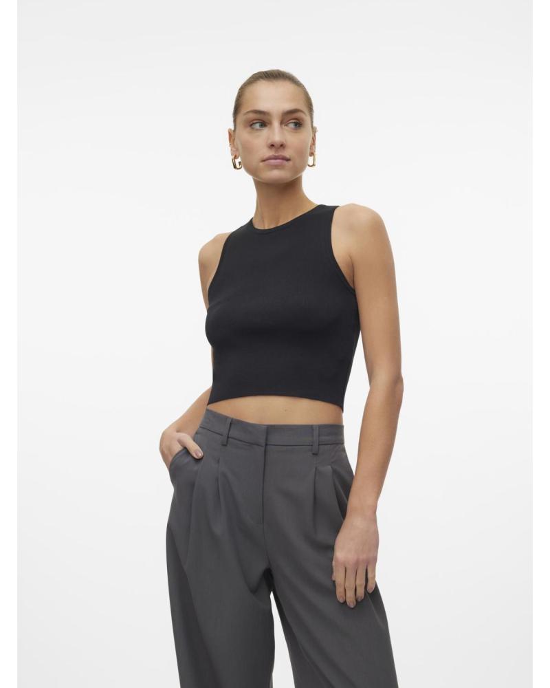 VERO MODA TOP CROP PRETO 10300339 NEGRO