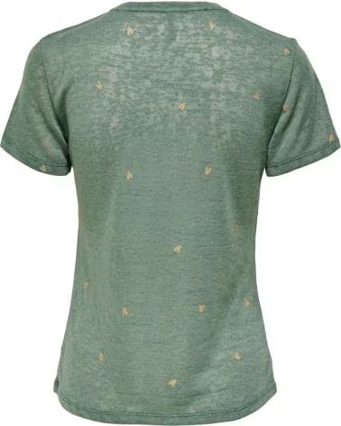 ONLY V-AUSSCHNITT T-SHIRT 15225983 GRÜN VERDE