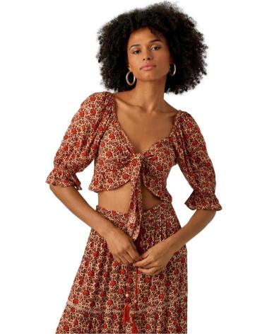 ONLY VERO MODA BLUSA ESTAMPADA 10292102 ROJA ROJO