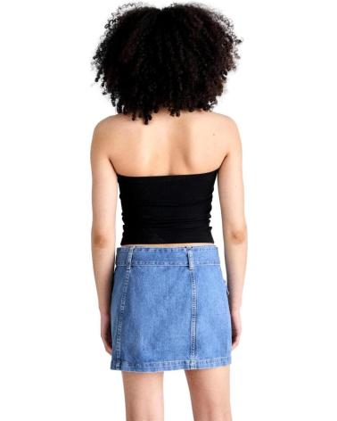 TOP BANDEAU TOMMY JEANS DW0DW17989 PRETO NEGRO