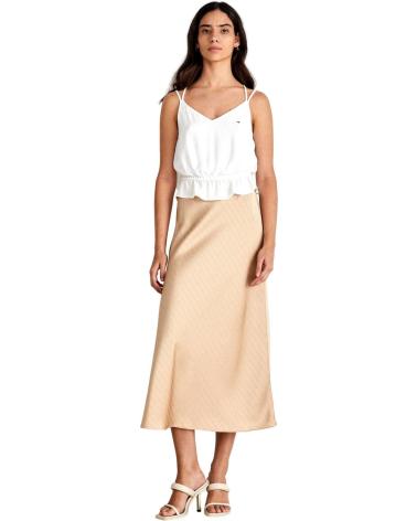 TOP DE ALÇAS TOMMY JEANS ESSENTIAL STRAPPY DW0DW17802 BRANCO BLANCO
