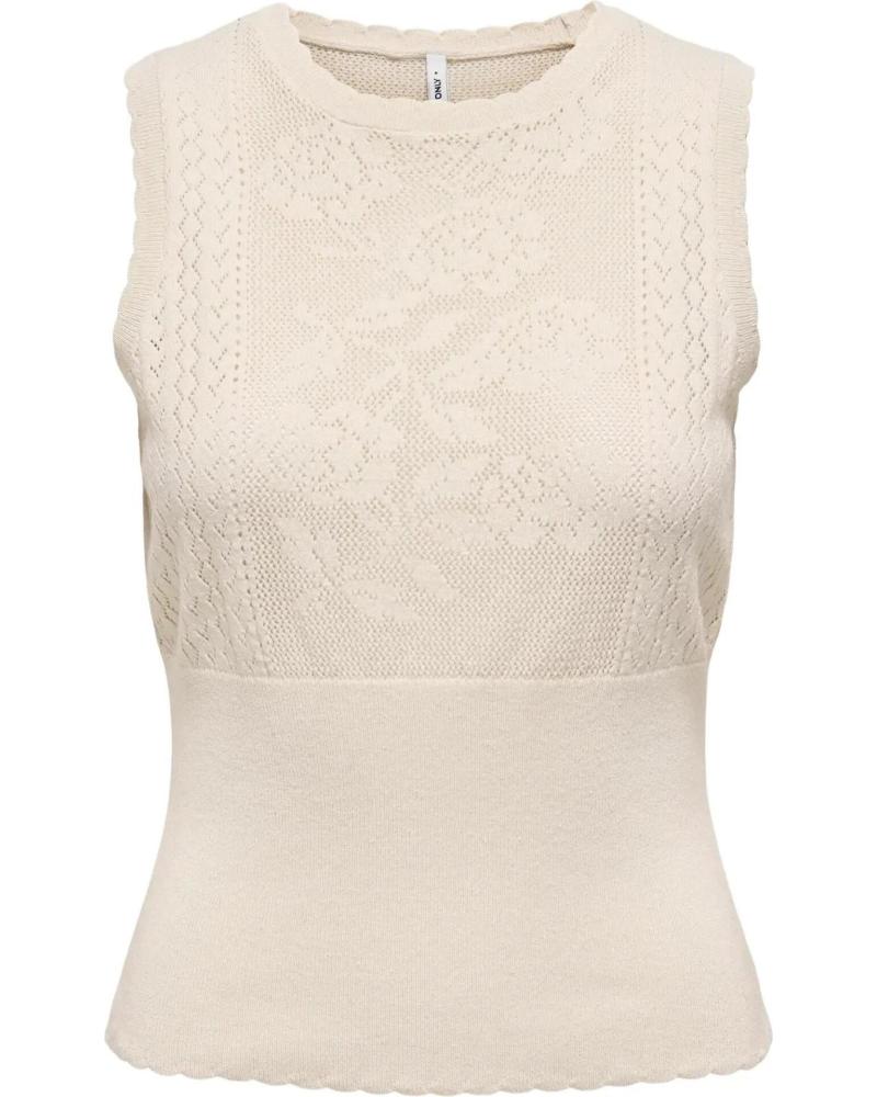 ONLY SLEEVELESS TOP ESTRELLA 15363828 BEIGE BEIGE