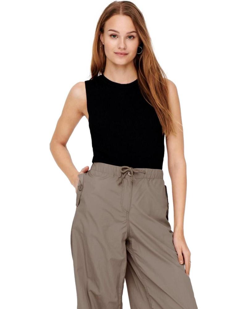 TOP DE MALHA ONLY 15255533 PRETO NEGRO