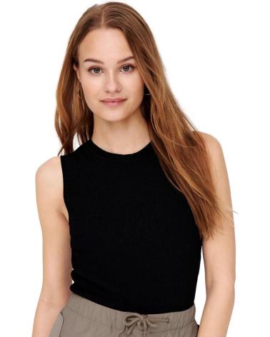 TOP DE MALHA ONLY 15255533 PRETO NEGRO