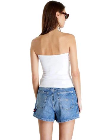 TOP TUBO TOMMY JEANS DW0DW17989 BRANCO BLANCO