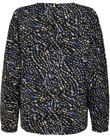 BLUSA ONLY RIVANA AZUL CON ESTAMPADO 15229584 AZUL