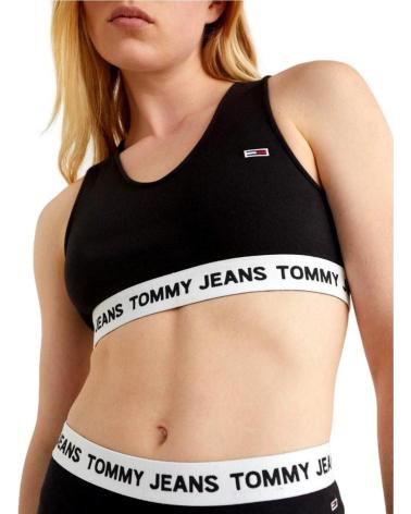 TOMMY JEANS SPORT-BH SCHWARZ DW0DW13830 NEGRO