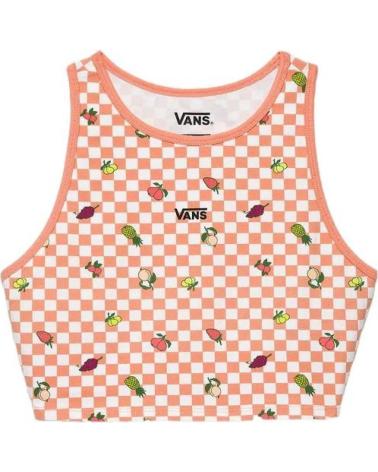CAMISOLA SEM MANGAS VANS LONGLINE RACERBACK LARANJA VN00073RBM51 NARANJA
