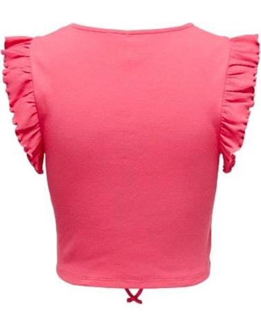 ONLY TOP ROSA CON ARRICCIATURA 15257542 ROSA