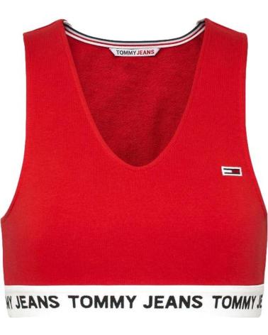 TOMMY JEANS TOP ESPORTIVO VERMELHO DW0DW13830 ROJO