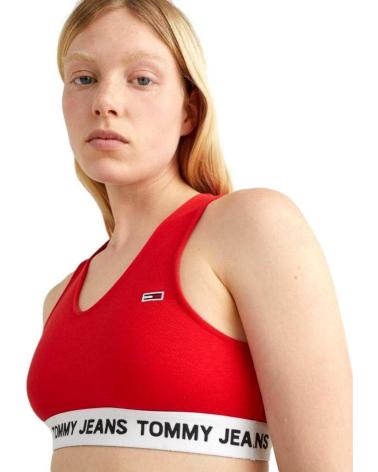 TOMMY JEANS RED SPORT TOP DW0DW13830 ROJO