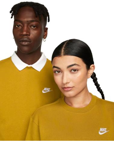 MOLETOM NIKE SPORTSWEAR CLUB FLEECE BV2662 AMARELO AMARILLO