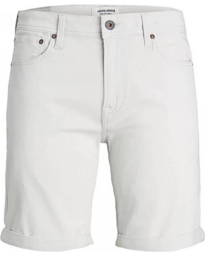 SHORTS JEANS JACK & JONES BIANCO - RIF. 12182552 BLANCO