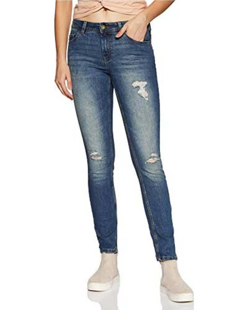 JACQUELINE DE YONG JEAN DE JDY FLORA 15159258 BLEU RÉF 883802 AZUL