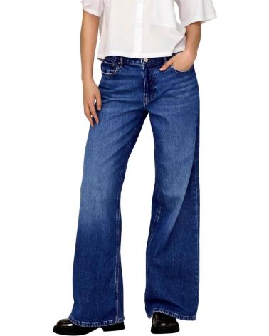 ONLY VAQUEROS ANCHOS 15294992 AZUL MUJER AZUL