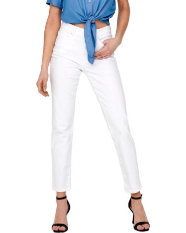 ONLY VAQUEROS RECTOS 15292435 BLANCO MUJER BLANCO