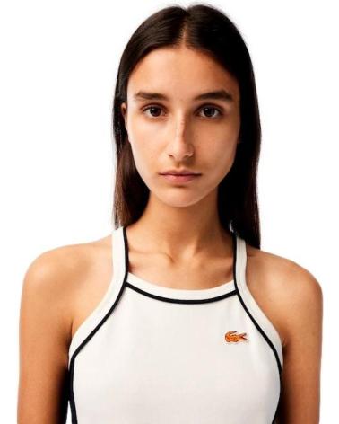 VESTITO LACOSTE EF5626 BIANCO BLANCO