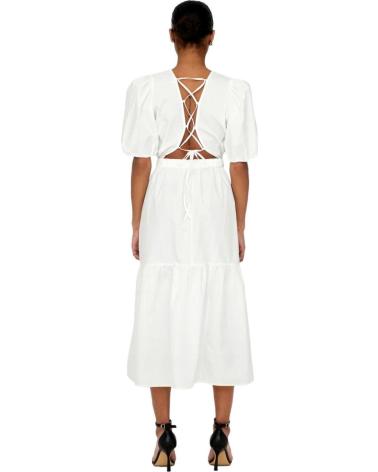 ABITO LUNGO ONLY LEAH 15296213 BIANCO BLANCO