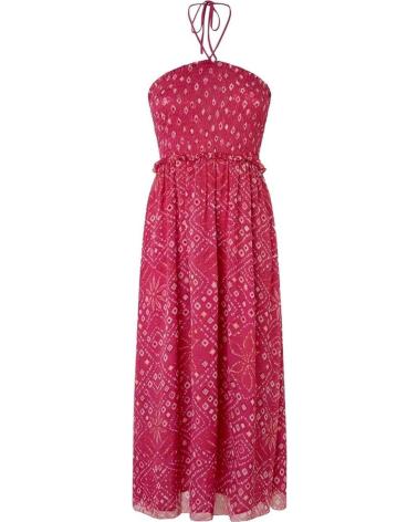 PEPE JEANS VESTIDO LARGO CONVERTIBLE EN FALDA PL901107 ROSA ROSA