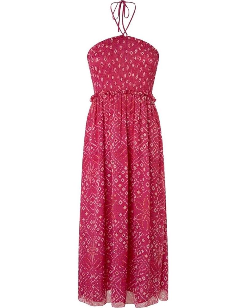 PEPE JEANS VESTIDO LARGO CONVERTIBLE EN FALDA PL901107 ROSA ROSA