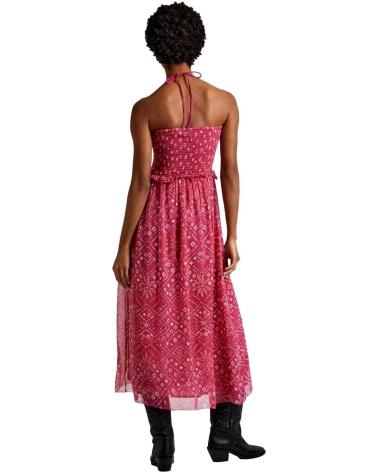 PEPE JEANS VESTIDO LARGO CONVERTIBLE EN FALDA PL901107 ROSA ROSA
