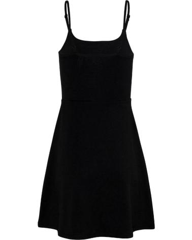 TOMMY JEANS ABITO NERO STRAP FLARE DW0DW17988 NEGRO