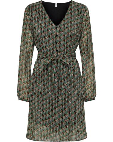 ONLY VESTIDO MUJER ESTAMPADO 15328274 VERDE