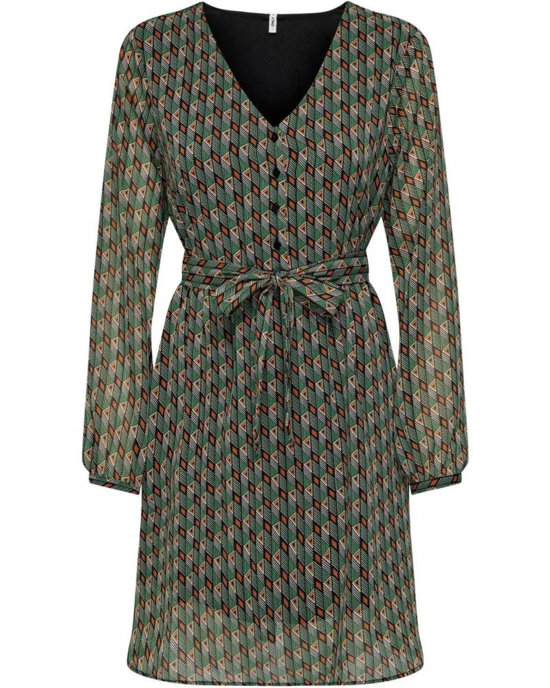 ONLY VESTIDO MUJER ESTAMPADO 15328274 VERDE