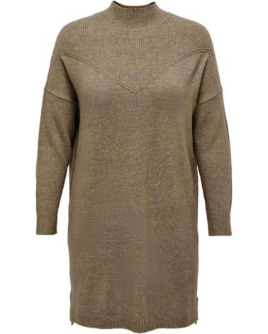 Inizio-ONLY-VESTIDO-PUNTO-MUJER-15285978-MARRóN