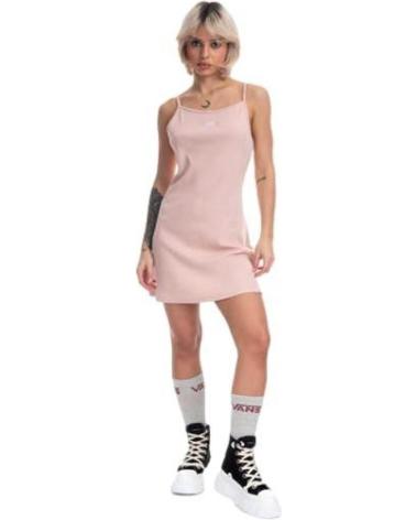 VANS OFF THE WALL VESTIDOS MUJER VANS MODELO JESSIE DRESS COLOR BEIS BLCKQL