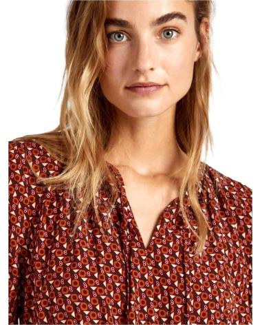 PEPE JEANS PLISSIERTES BOHO-KLEID ROT - MODELL PL953422 ROJO