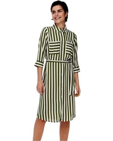 JACQUELINE DE YONG VESTIDO DE 15230153 RAYAS NEGRO REF 883900