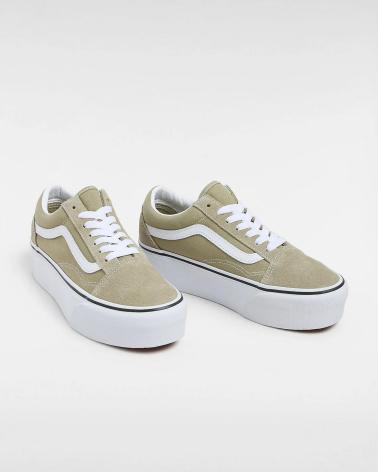 VANS OFF THE WALL ZAPATILLA MUJER VANS OLD SKOOL STRACKFORM VERDE