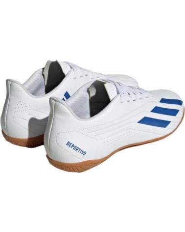 SCARPE CALCIO A 5 ADIDAS DEPORTIVO II IN BIANCHE HP2513 BLANCO