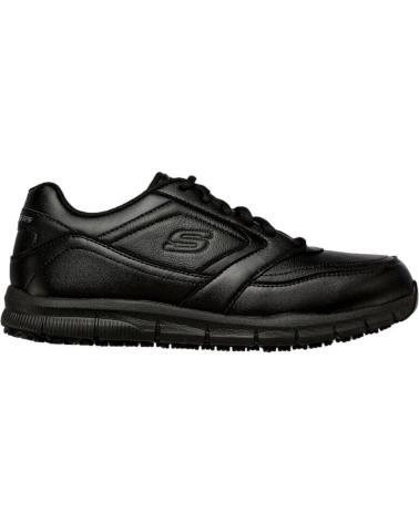 SKECHERS 77156EC BLACK SAFETY SHOES BLACK