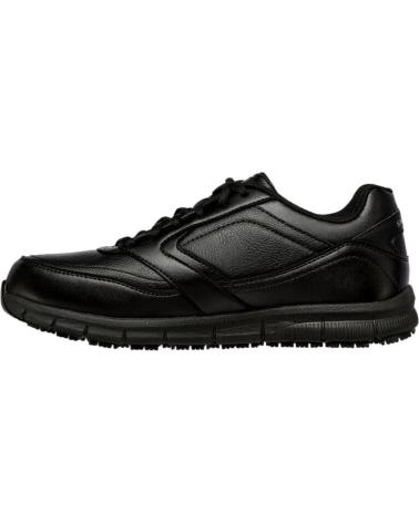 SKECHERS 77156EC BLACK SAFETY SHOES BLACK