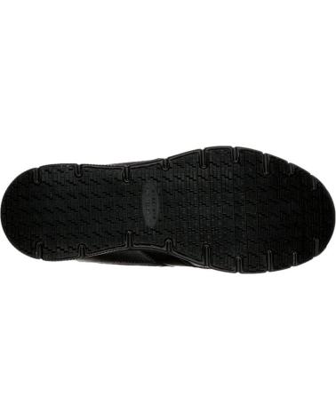 SKECHERS 77156EC BLACK SAFETY SHOES BLACK