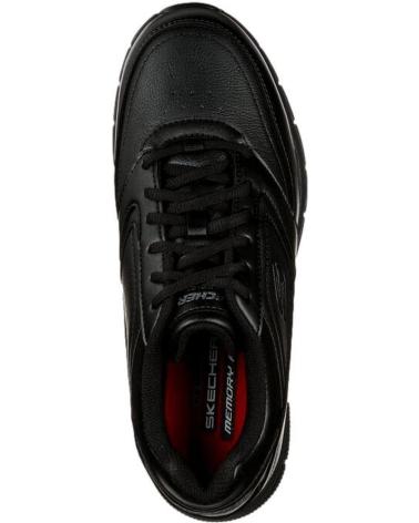 SKECHERS 77156EC BLACK SAFETY SHOES BLACK