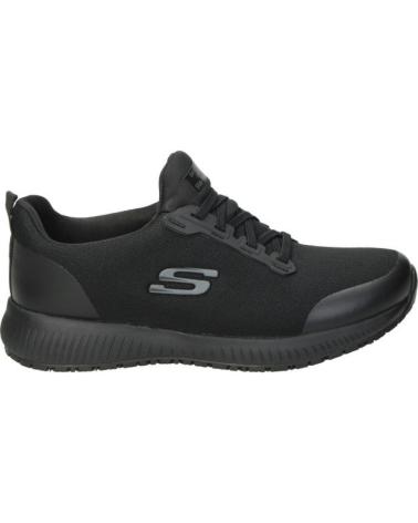 SCARPE DA GINNASTICA SKECHERS 77222EC-BLK NERE COMFORT BLANCO