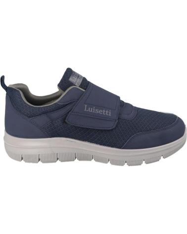 LUISETTI 31104ST - SCARPA SPORTIVA VEGANA ULTRALEGGERA BLU MARINO CON SUOLA GRIGIA MARINO