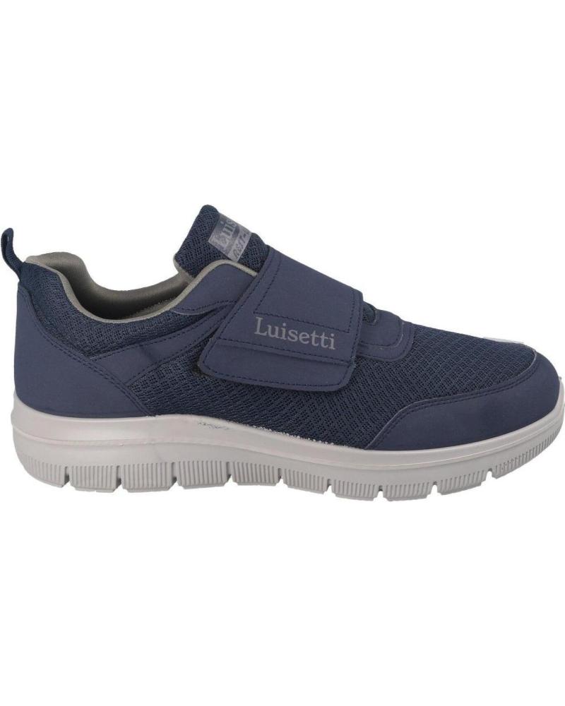 LUISETTI 31104ST - SCARPA SPORTIVA VEGANA ULTRALEGGERA BLU MARINO CON SUOLA GRIGIA MARINO