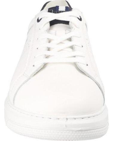 LUISETTI 39000ST - SCARPA SPORTIVA IN PELLE BIANCA DA UOMO BLANCO