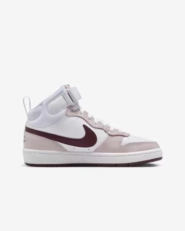 NIKE SNEAKER COURT BOROUGH MID 2 CD7782 118 WEISS MARRóN